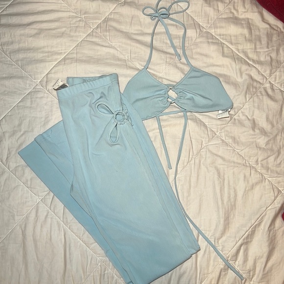 Light blue SHEIN pants set - Picture 1 of 2